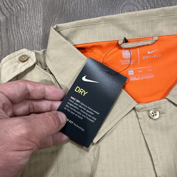 New England Patriots Nike 2019 Salute to Service Sideline Woven Button Shirt XXL - Picture 6 of 7